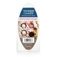 YANKEE WAXMELTS 6ct MOVIE NIGHT COCOA