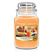 YANKEE LG CLASSIC JAR FARM FRESH PEACH