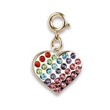 CHARM IT! CHARM GOLD RAINBOW HEART