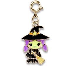 CHARM IT! CHARM GOLD SWIVEL WITCH