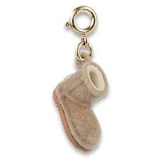 CHARM IT! CHARM GOLD FURRY BOOT