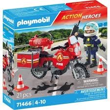 PLAYMOBIL FIRE MOTORCYCLE