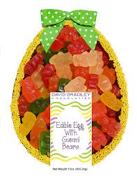 DAVID BRADLEY EDIBLE EGG W/GUMMY BEARS