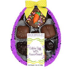 DAVID BRADLEY EDIBLE EGG W/ASST CHOC