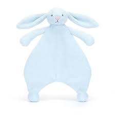 JELLYCAT BASHFUL BLUE BUNNY COMFORTER