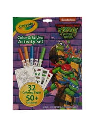 CRAYOLA TMNT COLOR &amp; STICKER ACTIVITY