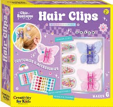 CREATIVITY FOR KIDS DIY HAIR CLIPS