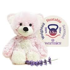 WARMIES MARSHMALLOW PINK BEAR