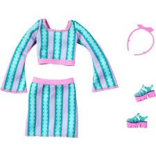 BARBIE COMPLETE LOOKS OUTFIT PINK/TEAL