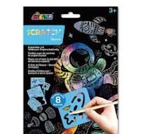 AVENIR SCRATCH W/STENCILS SPACE