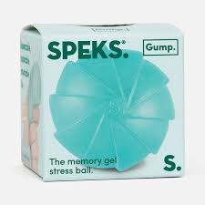 SPEKS GUMP MEMORY STRESS BALL SEA GLASS