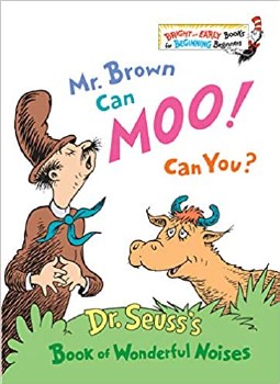 DR SEUSS BIG BOARD BOOK MR BROWN CAN MOO