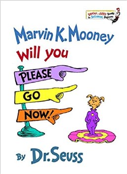 DR SEUSS BOOK MARVIN K. MOONEY