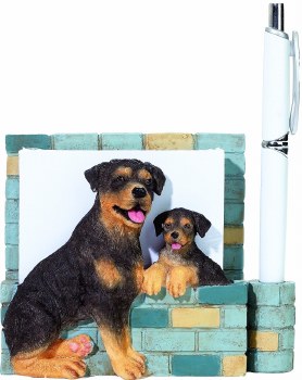 E &amp; S PET NOTE HOLDER ROTTWEILER