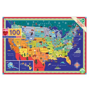 EEBOO 100P PUZZLE THIS LAND IS YOUR LAND