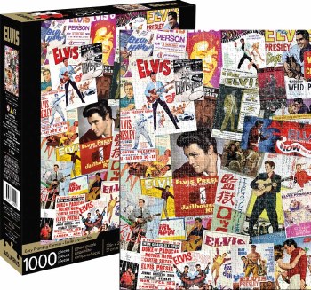 ELVIS MOVIE POSTERS PUZZLE 1000PC