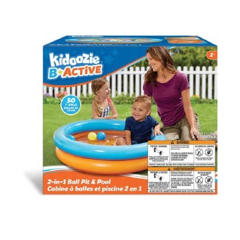 KIDOOZIE 2-IN-1 BALL PIT &amp; POOL