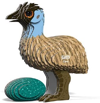 EUGY 3D CARDBOARD KIT EMU