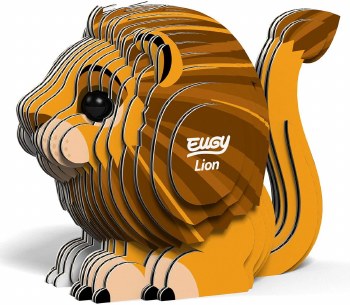 EUGY 3D CARDBOARD KIT LION