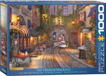 EUROGRAPHICS PUZZLE 1000p FRENCH WALKWAY