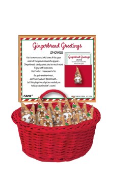 GANZ GINGERBREAD GNOME CHARM