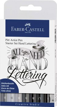 FABER-CASTELL 9CT HAND LETTERING SET
