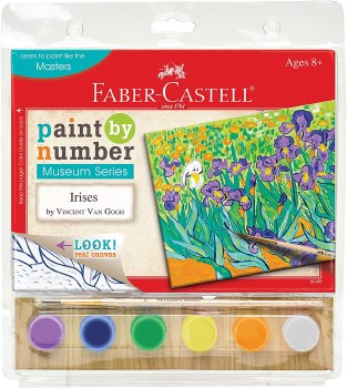 FABER PAINT BY NUMBER IRISES