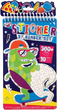 FASHION ANGELS STICKER BY NUMBER COOL