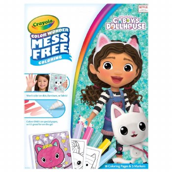 CRAYOLA COLOR WONDER GABBY'S DOLLHOUSE