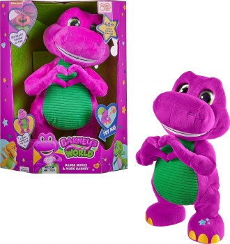 FISHER PRICE BARNEY DELUXE PLUSH