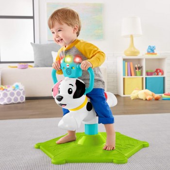 FISHER PRICE BOUNCE AND SPIN PUPPY