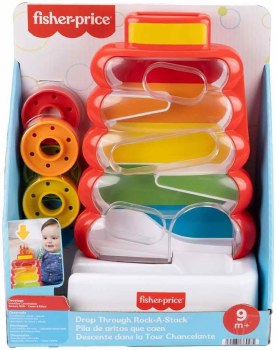 FISHER PRICE DROP THROUGH ROCK-A-STACK