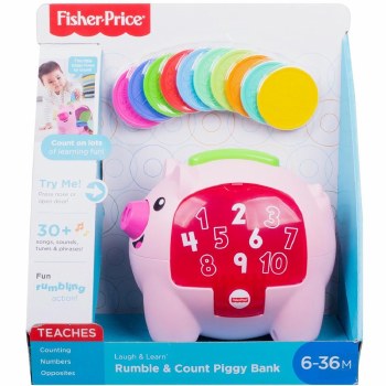FISHER PRICE LAUGH &amp; LEARN PIGGY BANK