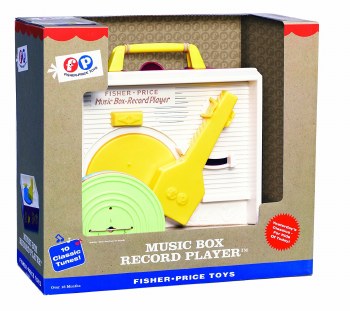 FISHER PRICE MUSIC BOX RECORD PLAYER