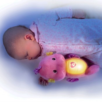 FISHER PRICE SOOTH &amp; GLOW SEAHORSE PINK