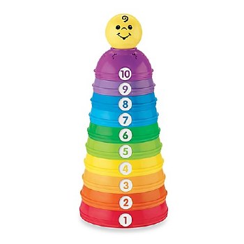 FISHER PRICE STACK  &amp; ROLL CUPS