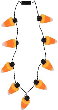 FLASHING CANDY CORN NECKLACE