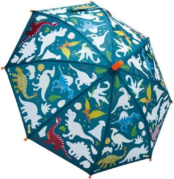 FLOSS &amp; ROCK COLOR CHANGE UMBRELLA  DINO