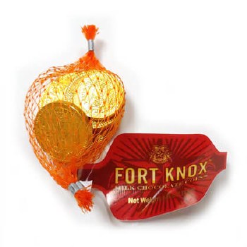 FORT KNOX CHOCOLATE COINS 5/8oz