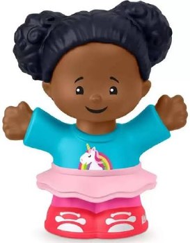 FP LITTLE PEOPLE FIG GIRL W/UNICORN TOP
