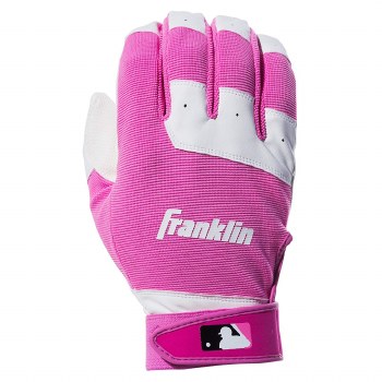 FRANKLIN BATTING GLOVE PR YTH S PINK