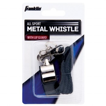 FRANKLIN METAL WHISTLE W/LANYARD