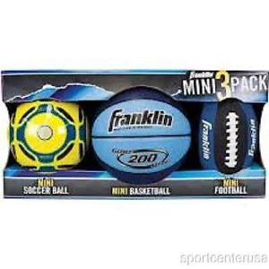 FRANKLIN SET/3 MINI SPORT BALLS