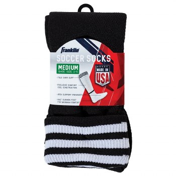 FRANKLIN SOCCER SOCKS BLACK MEDIUM