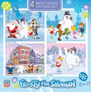 FROSTY THE SNOWMAN 4 PUZZLE PACK