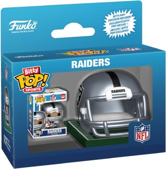 FUNKO BITTY POP! NFL RAIDERS HELMET