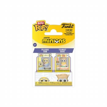 FUNKO MINIONS BITTY POP PAJ BOB  DAVE