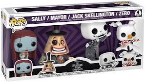 FUNKO POP NIGHTMARE XMAS 4 PACK
