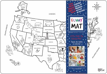 FUNNY MATS UNITED STATES MAP