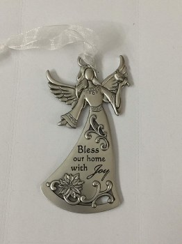 GANZ BLESSED ANGEL ORN BLESS OUR HOME